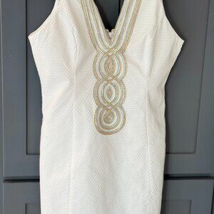 Lilly Pulitzer Valli Shift Dress Resort White